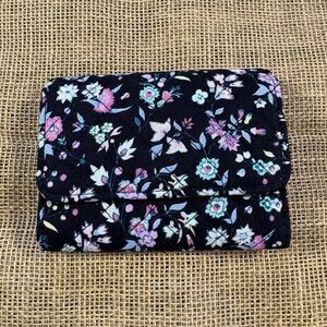 Vera Bradley Women's Botanical Ditsy Riley Compact Wallet with RFID Protection